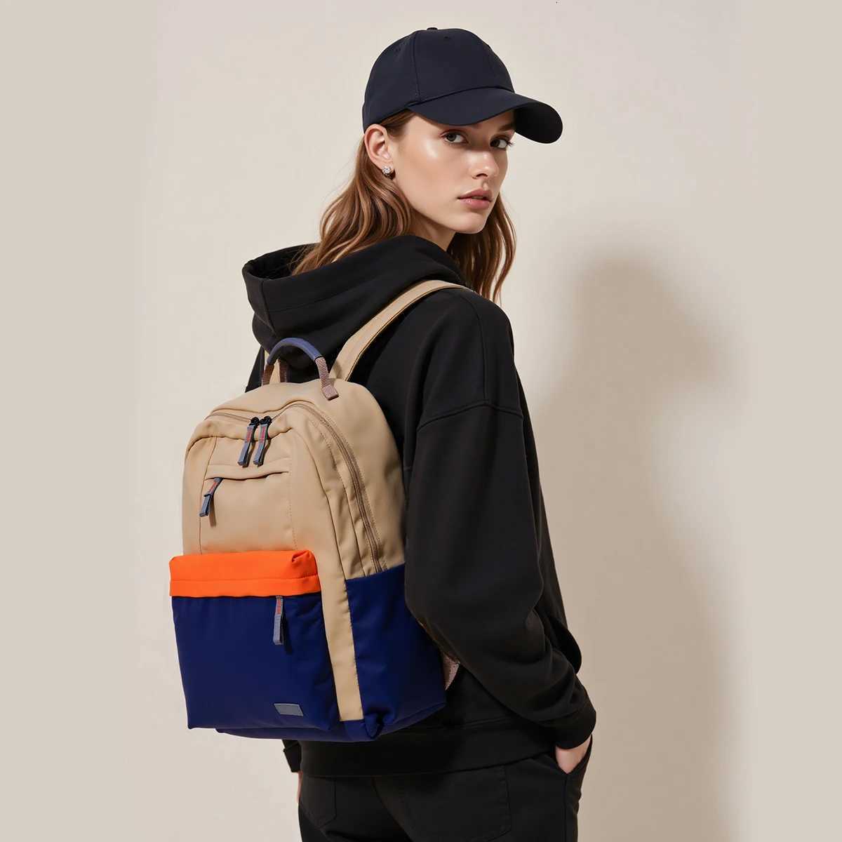 tyle Backpack for Female High School Students Lightweight School Bag for College Students Versatile LargeCapacityC omputerB ackpackf orM enO utdoorS p