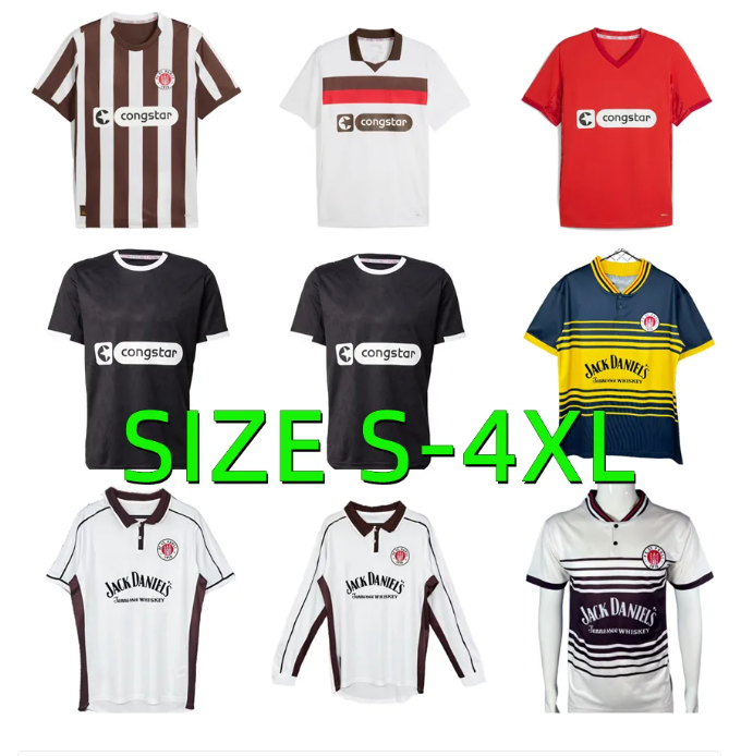 25 26 ST Pauli Soccer Jerseys 2025 2026 Pauli ST.Pauli BECKER IRVINE KYEREH HARTEL SMITH PAQARADA MEDIC JERSEY FOOTBALL SHIRTS 1997 1998 99 00 retro Football Shirts