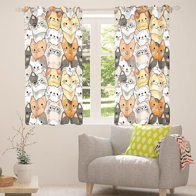 YL-38024 High-Density Blackout Curtain Red Lips Series 2, Digital Printed, Custom Patterns and Sizes Available