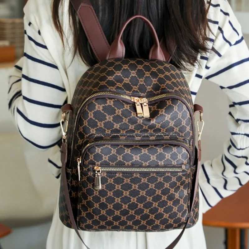 2025 New Pattern Fashion Printing Backpack High-capacity Multi-function Leisure Time Travelling Bag Versatile Shoulder BagsM251222