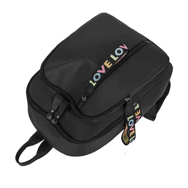 Fashionable Oxford Cloth Backpack Lightweight Diagonal Span Large Capacity Travel Bag College Style BackpackM251222