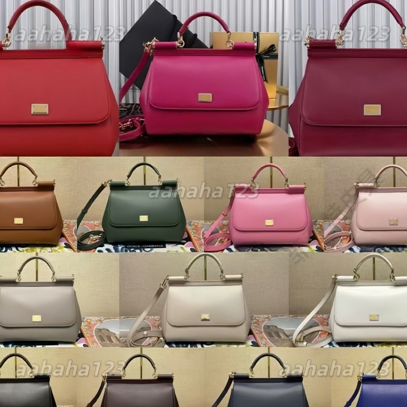 Mirror Quality dolce bag Exquisite Genuine Leather Womens Crossbody Bag Premium Womens Bag Sicily Shoulder Bag Crossbody Handbag Luxury Bag Crossbody Handbag 56