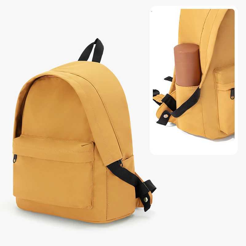 Super High-Looking Schoolbag Korean Style Lazy Style Preppy Style Sweet Cream Style Female College Student BackpackM251222