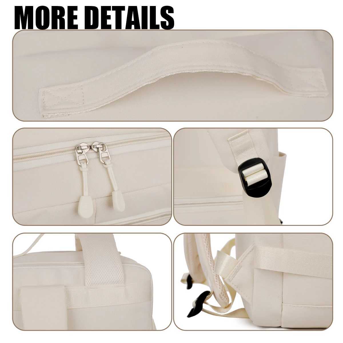 Travel Backpack for Men and Women Short-Distance Travel Bag Large-Capacity College Student Computer Bag Business Trip Storage Luggage BagM251222