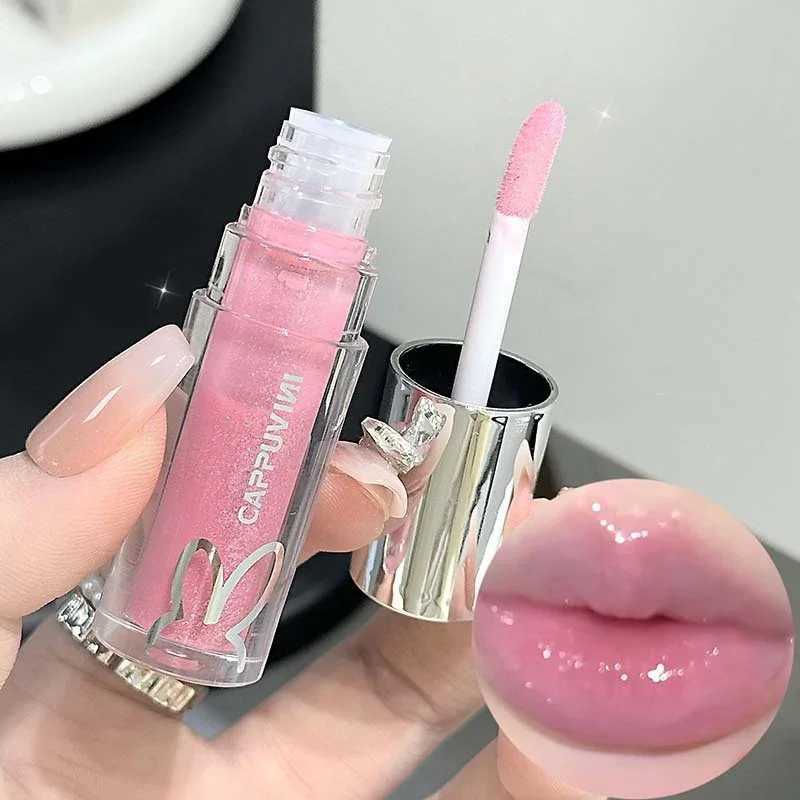 Cute Sparkling Mirror Lipstick Moisturizing Sexy Pink Shining Lips Gloss Long Lasting Lip Tint Makeup Jelly Glaze CosmeticsT251222