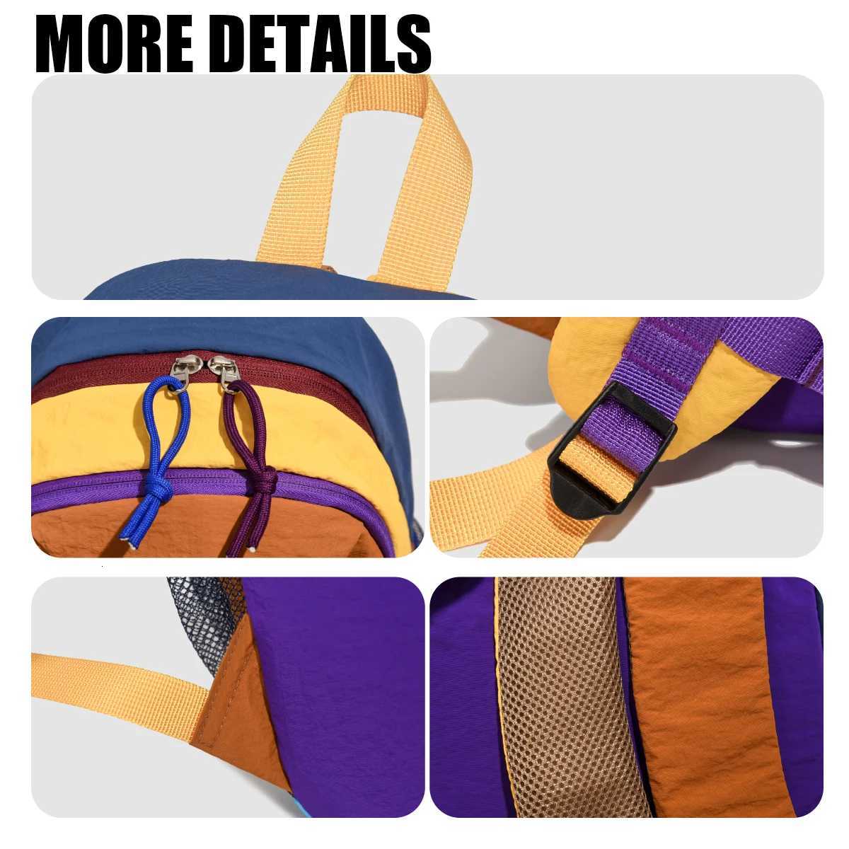 for Female Junior High School Students Lightweight Travel Backpack Large Capacity Commuter Student HighLookinga ndC omfortableB ackpackO utdoorB agF a