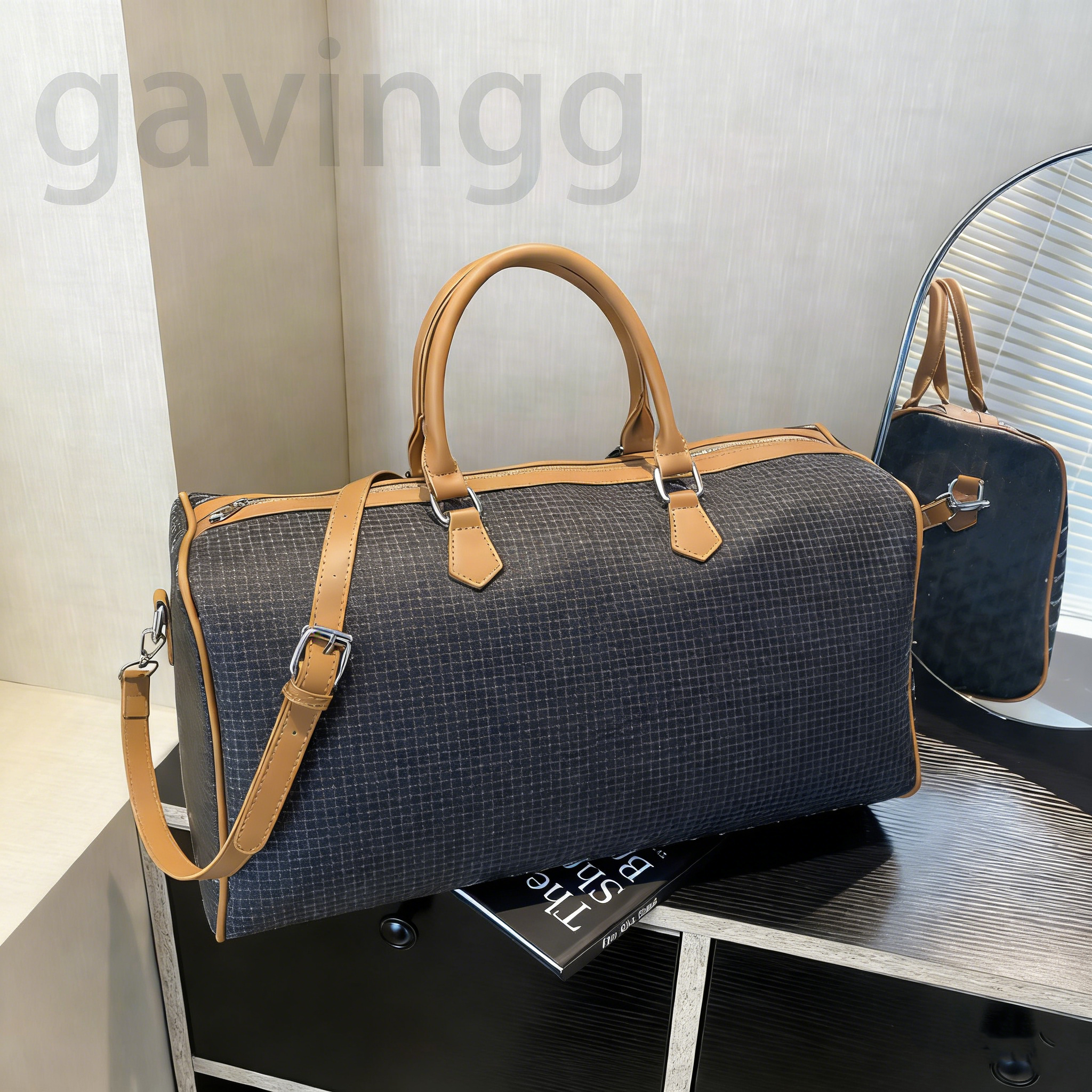 Designer Travel Bag Trendy Mens Shoulder Bag Stylish Womens Tote Bag Large Capacity Shopping Luxury Genuine Leather Duffel Bag Fashion Outdoor Duffle Bag