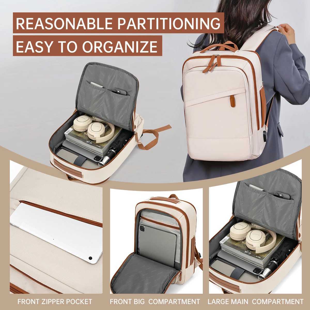 Backpack Womens Travel Lightweight 2025 Super Hot Business Travel Work Commuting Backpack Large Capacity Computer BagM251222