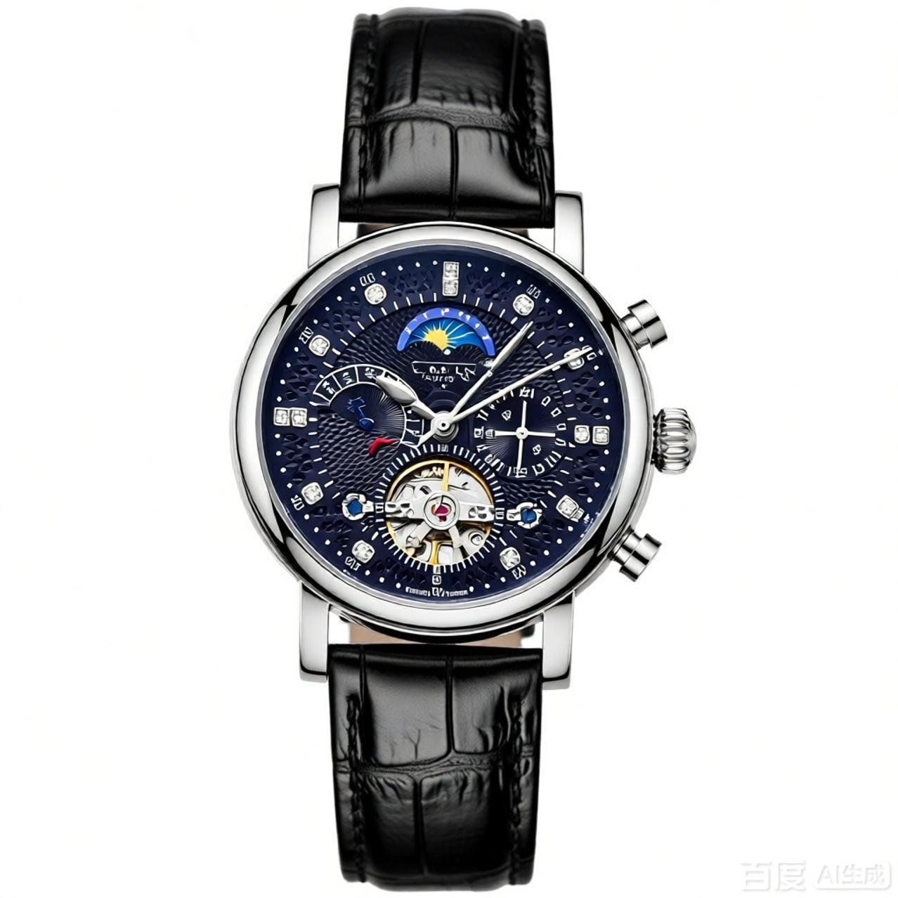 musthave minimalist mens wrist watches watches for men two tone timer durable mechanical timepiece chronograph business style mens watches