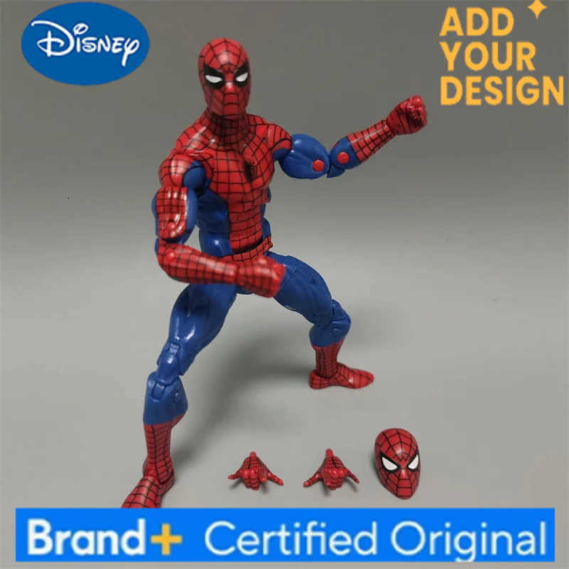Disney ML Legends Classic Spider Man 6 Inch Action Figure Toys Copy Spiderman Figures Statue Model Doll Collectible Ornaments Gifts H251222