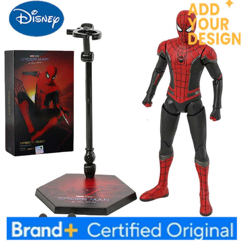 Disney ZD Toy Spider Man No Way Home Marvel legends 1/10 Peter Parker Gold Black Red Model Action Figure Adult Collectible Toy H251222
