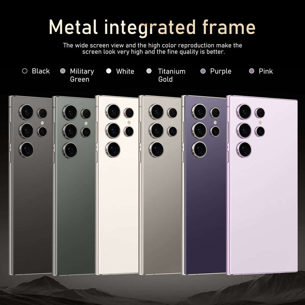 Famous Brand Cross Border Mobile S Ultra Smartphone Inch Large Screen Android Phone Supports Dropshipping Hot Selling Model CKS