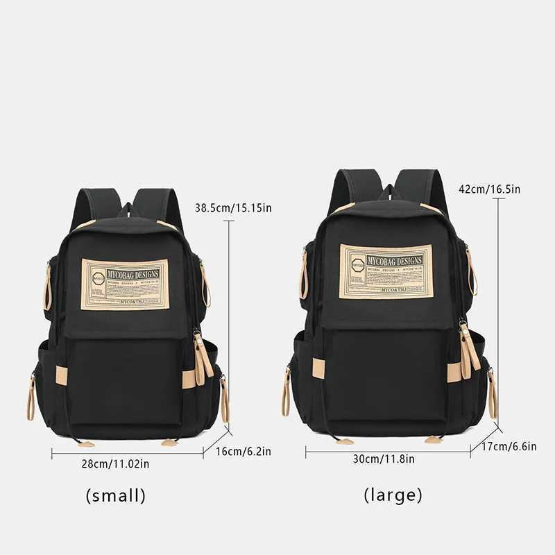 Backpack Mens Large-Capacity Computer Backpack Travel Bag Mountaineering Bag Junior High School and High School FemaleM251222