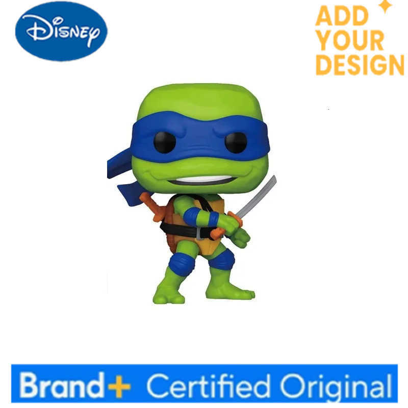 Disney New Bandai Ninja Turtle Anime Figure Neca 1990 Film Version Edition Action Figurine Model Pvc Statue Room Ornament Birthday Gift L260701