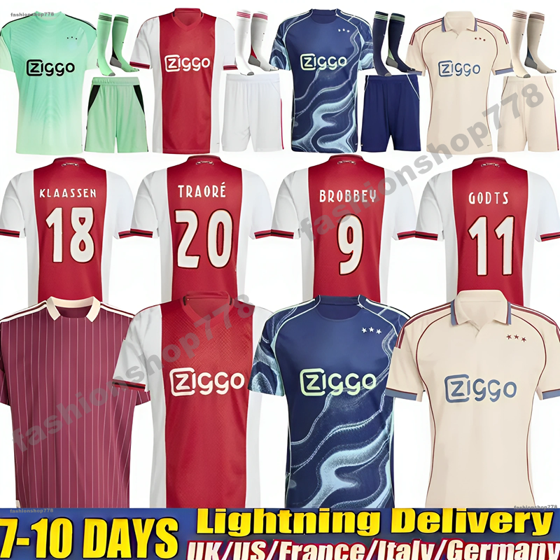 LAJAX 25 26 Men Kids Kit Soccer Jerseys HENDERSON AFC 2026 Uniforms Ajaxjersey OSCAR Football Shirts Ajaax Jersey Ajaox Shirts Maillot De Football Lajax Amsterdam