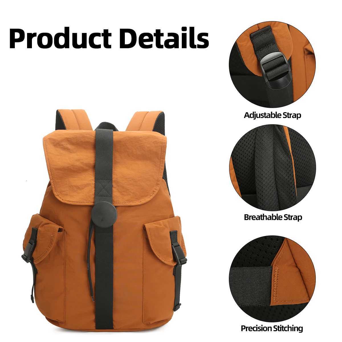 Backpack for Women Lightweight and Stylish Travel Bag Swimming Bag Multifunctional Sports Backpack High School Backpack College Student Backpack HikiM