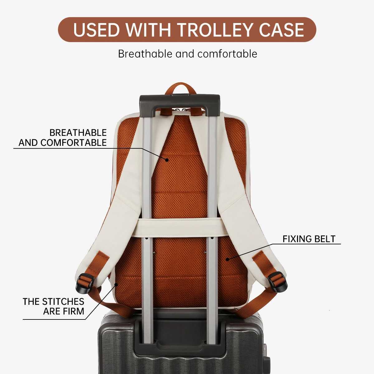 New Travel Backpack Womens Backpack Short-Distance Business Trip Lightweight Travel Bag Luggage Bag College Student Computer ScM251222