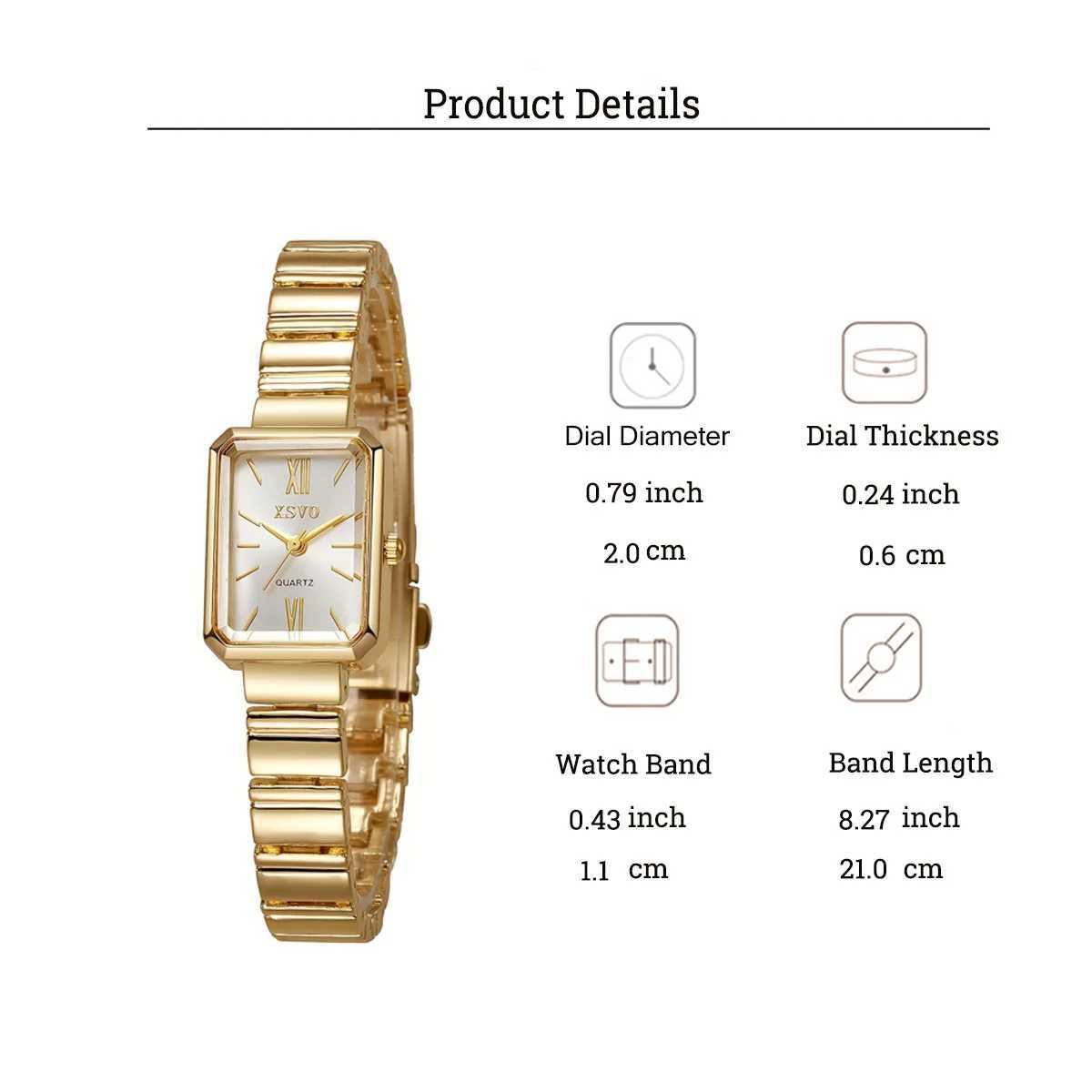 Line sc metallic texture quartz for ladies suitable for Christmas Halloween holiday gift M251222