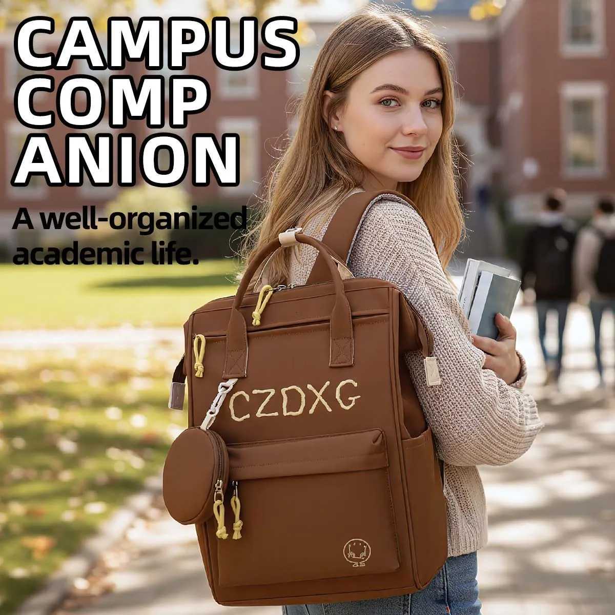 Mommy Bag Backpack for Women Large Capacity Fashionable Lightweight Suitable for Expectant Mothers Outings and Carrying Babies New Style Mother and Ba