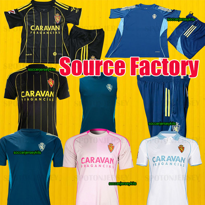 Real Zaragoza Soccer Jerseys 25 26 football shirts 2025 2026 men tops shirts white