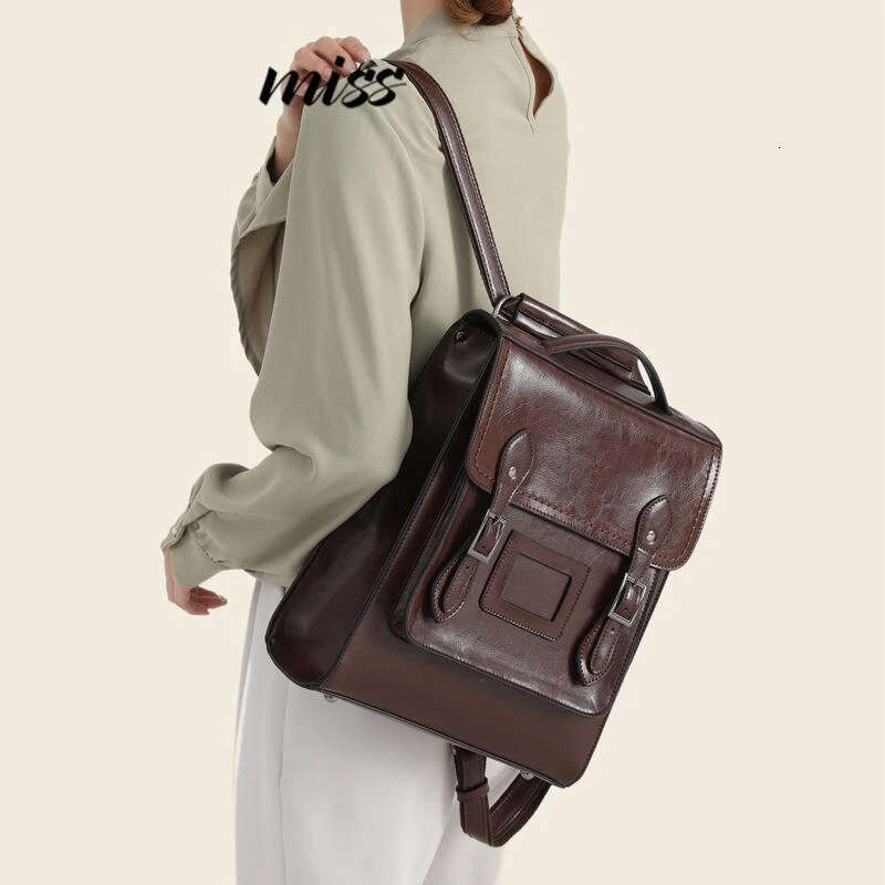 Luxury bag designer handbag tote bag leather women's backpack new lightweight, trendy, retro British style Cambridge bag large capacity backpack