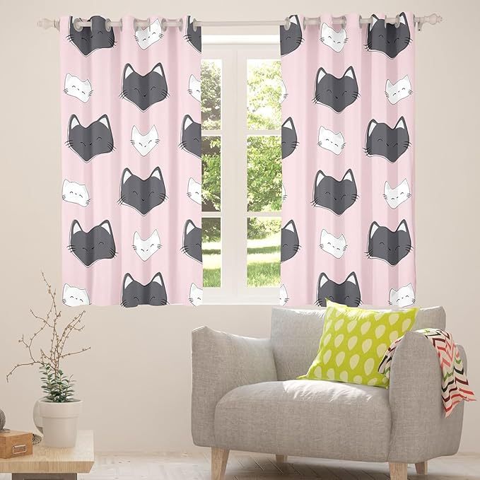 YL-38024 High-Density Blackout Curtain Red Lips Series 2, Digital Printed, Custom Patterns and Sizes Available