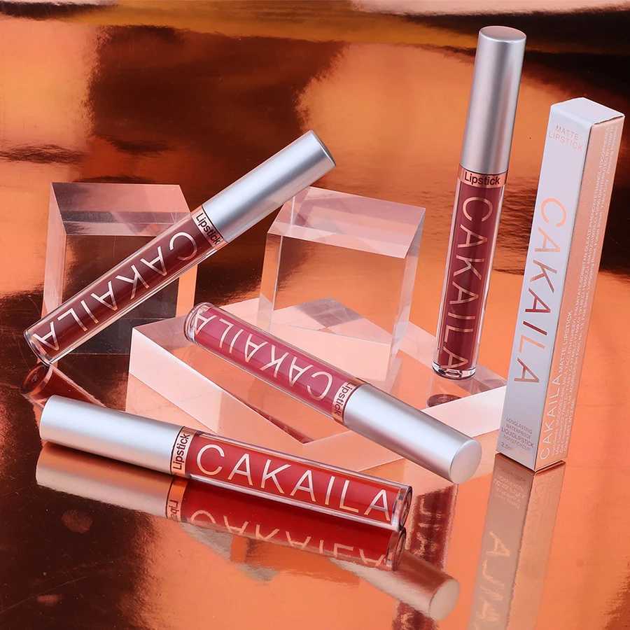 CAKAILA 18-Color NonStick Cup Lip Gloss Matte Velvet Lipstick Waterproof Long-lasting Liquid Lipstick Moisturizing Lip StickT251222