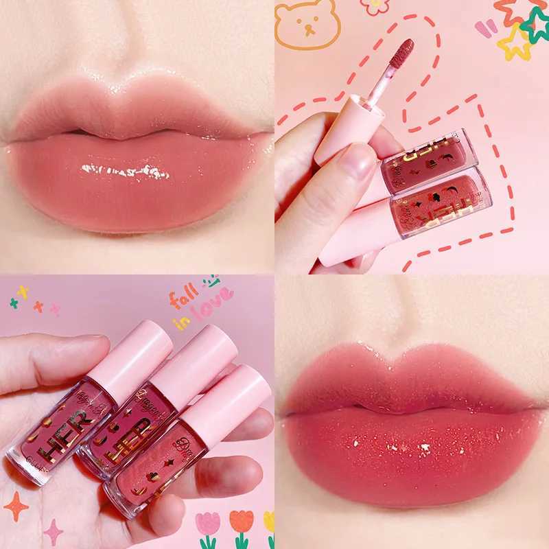 Water Light Lip Gloss Moisturizing Lipstick Jelly Mirror Lip Glaze Crystal Clear Hydrating Lip Plumping Gloss Korean MakeupT251222