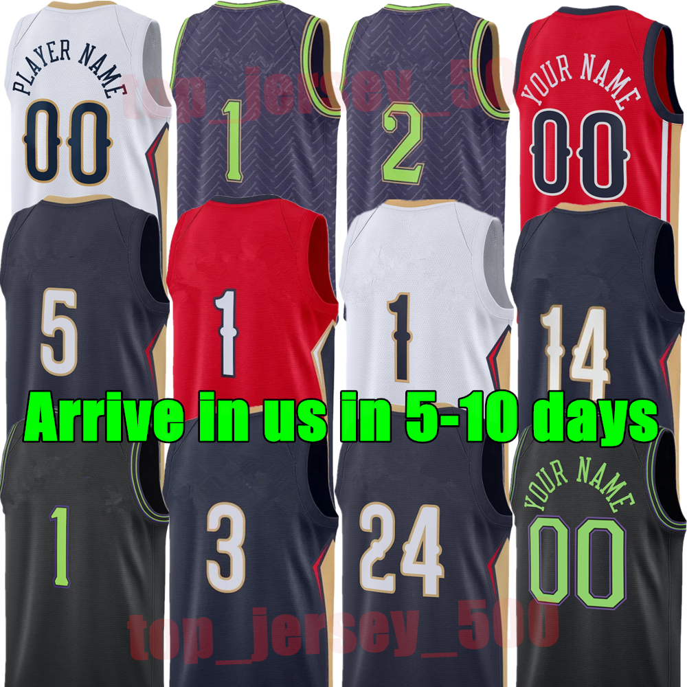 Custom Zion Williamso NOP Pelican Basketball Jerseys Jeremiah Fears Poole Herbert Jones Dejounte Murrayy Trey Murphy Jose Alvarado Yves Missi Hawkins City Jersey
