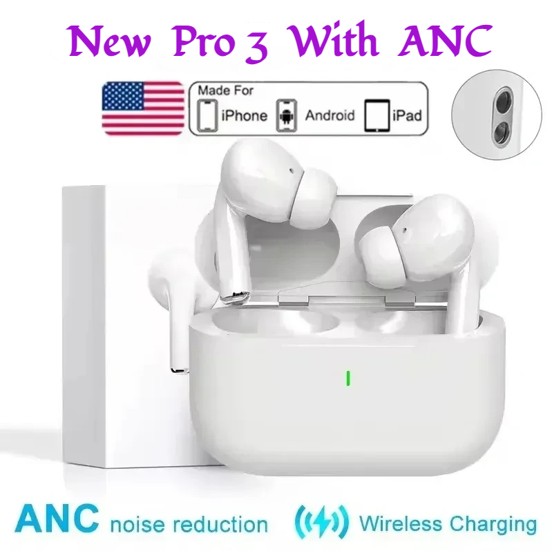 Newest tws earbuds Pods 4th Gen With ANC earbuds Pro 2 anc USB C earphones wireless Bluetooth Headset USB-C charging port For Xiaomi iPhone Headphones
