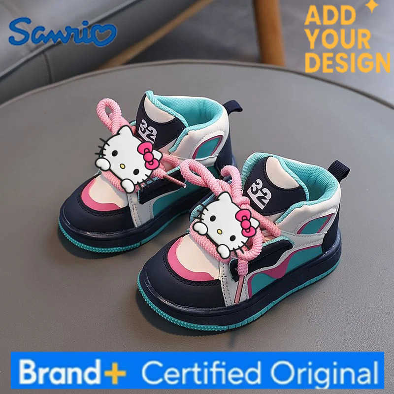 Sanrio Hello kitty 2026 new spring autumn winter children soft-soled sports shoes boys cartoon casual shoes baby fashion toddler shoes H251223