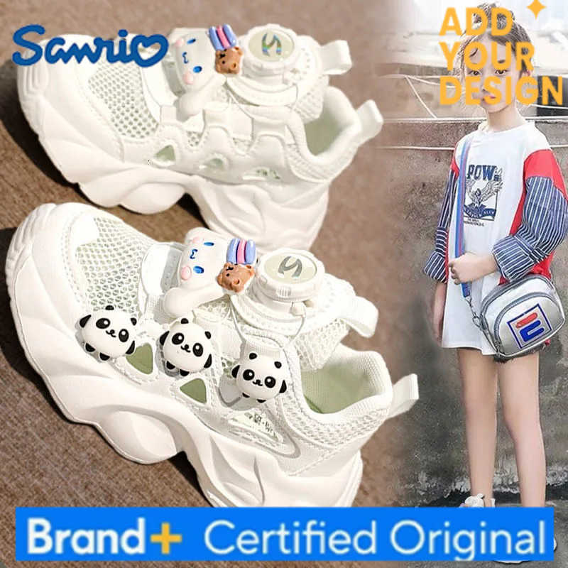 Sanrio Kawaii Cinnamoroll Kuromi Children Lovely Sneakers Comfortable Breathable Net Shoes Birthday Present for Girls H251223