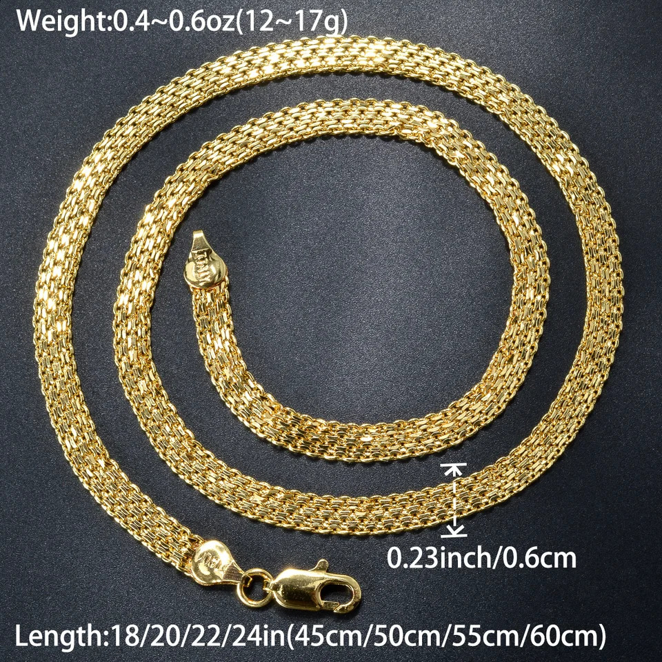 18k Gold-plated Mens and Womens Necklaces With Various Lengths Irregular Textures Party Accessories Gifts 251223