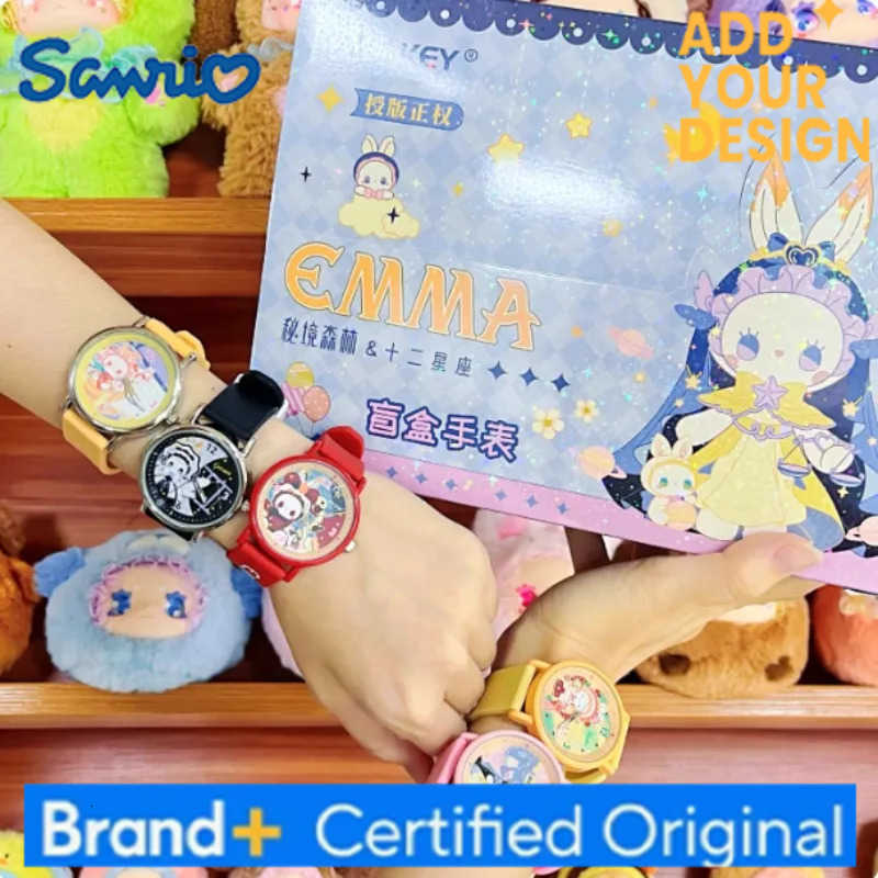 Sanrio EMMA Secret Forest Zodiac Series Watch Blind Box Cute Watch Trendy Toy Mysterious Box DC Comics Collection Girls Birthday Gift H251223