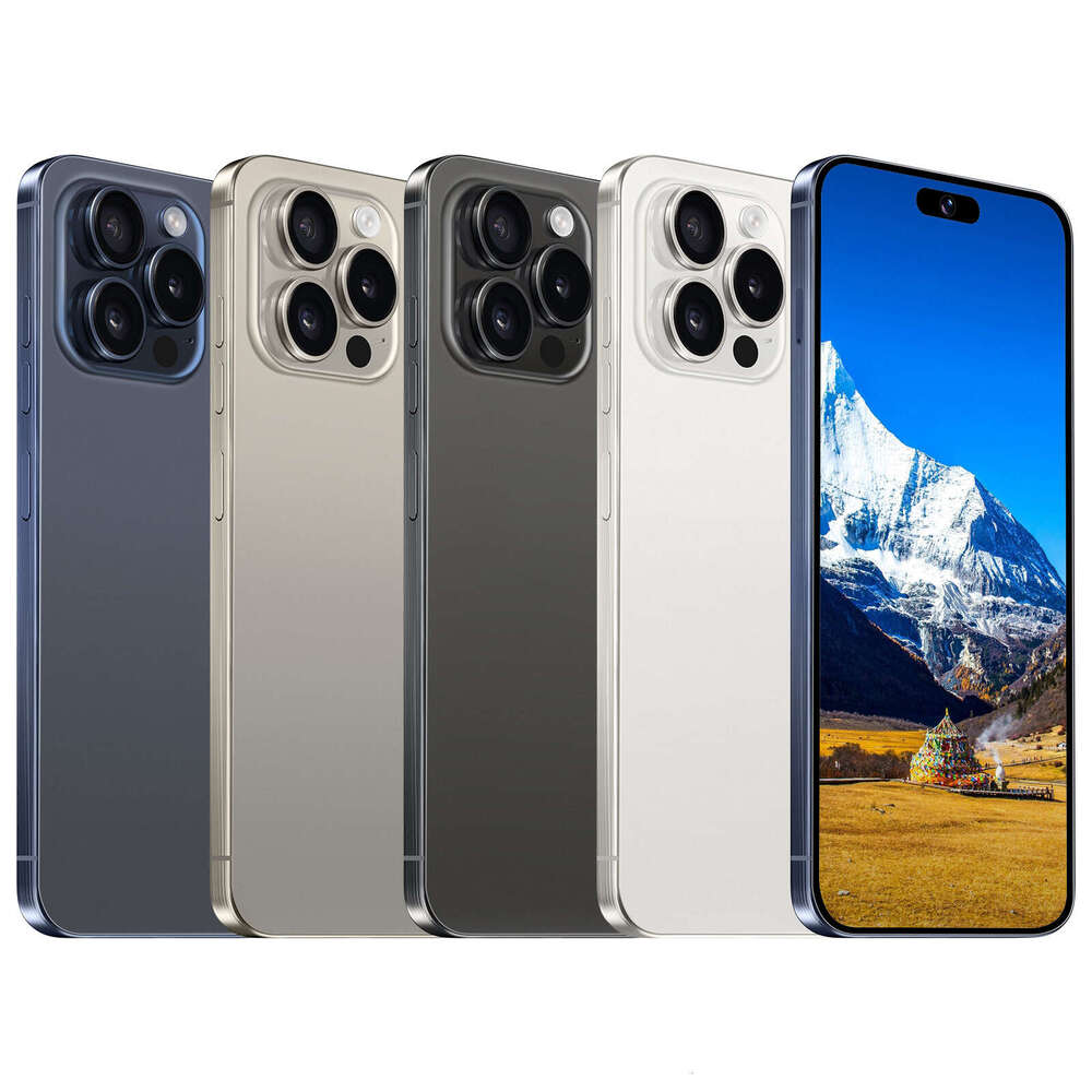 Famous Brand Cross border exclusive smartphone i15 ProMax high-definition large screen 16+1T Android phone in stock CKS