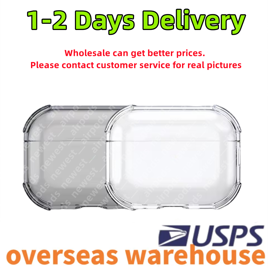 For Apple AirPods Pro 3 ANC Earphones AirPods 4 ANC Headphones TPU Protective Case AirPods Pro 2 Transparent Shell airpodspro2 cases airpodspros 4 airpodspros 3 case