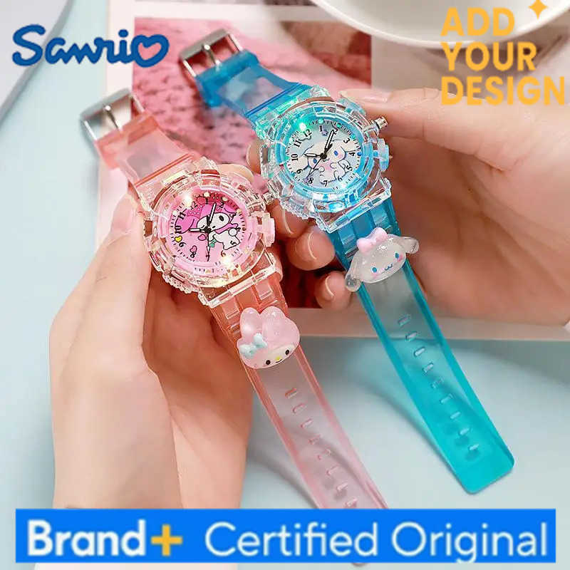 Sanrio 1PC Kawaii Cartoon Anime LED Watch Cute Kuromi Melody Pudding Dog Birthday Gifts And Christmas Thanksgiving Gift Toy H251223