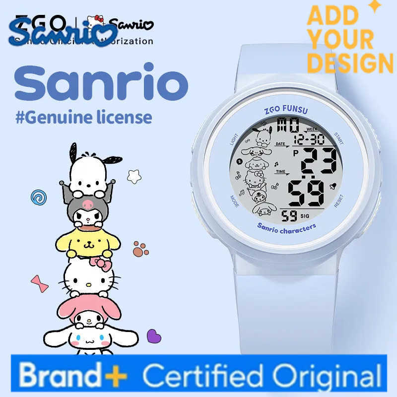 Sanrio Cinnamoroll Kids Watch Stylish and Sporty Electronic Digital Watch for Students Silent with Alarm Functio Gift 8551 H251223
