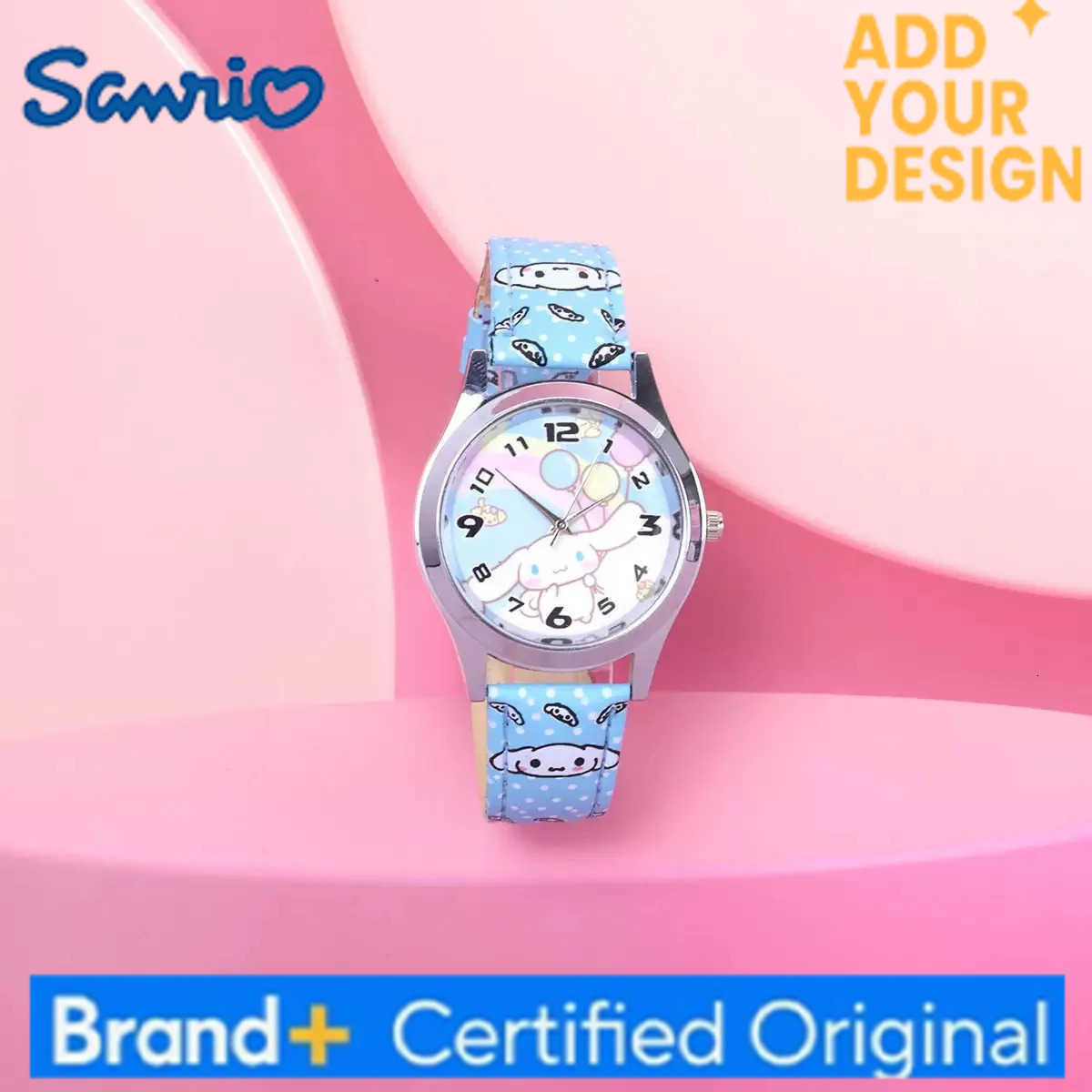 Sanrio Children Watches Kuromi Hello Kitty Silicone Strap Quartz Cartoon Melody WristWatch Girls Children Birthday Gifts H2512231