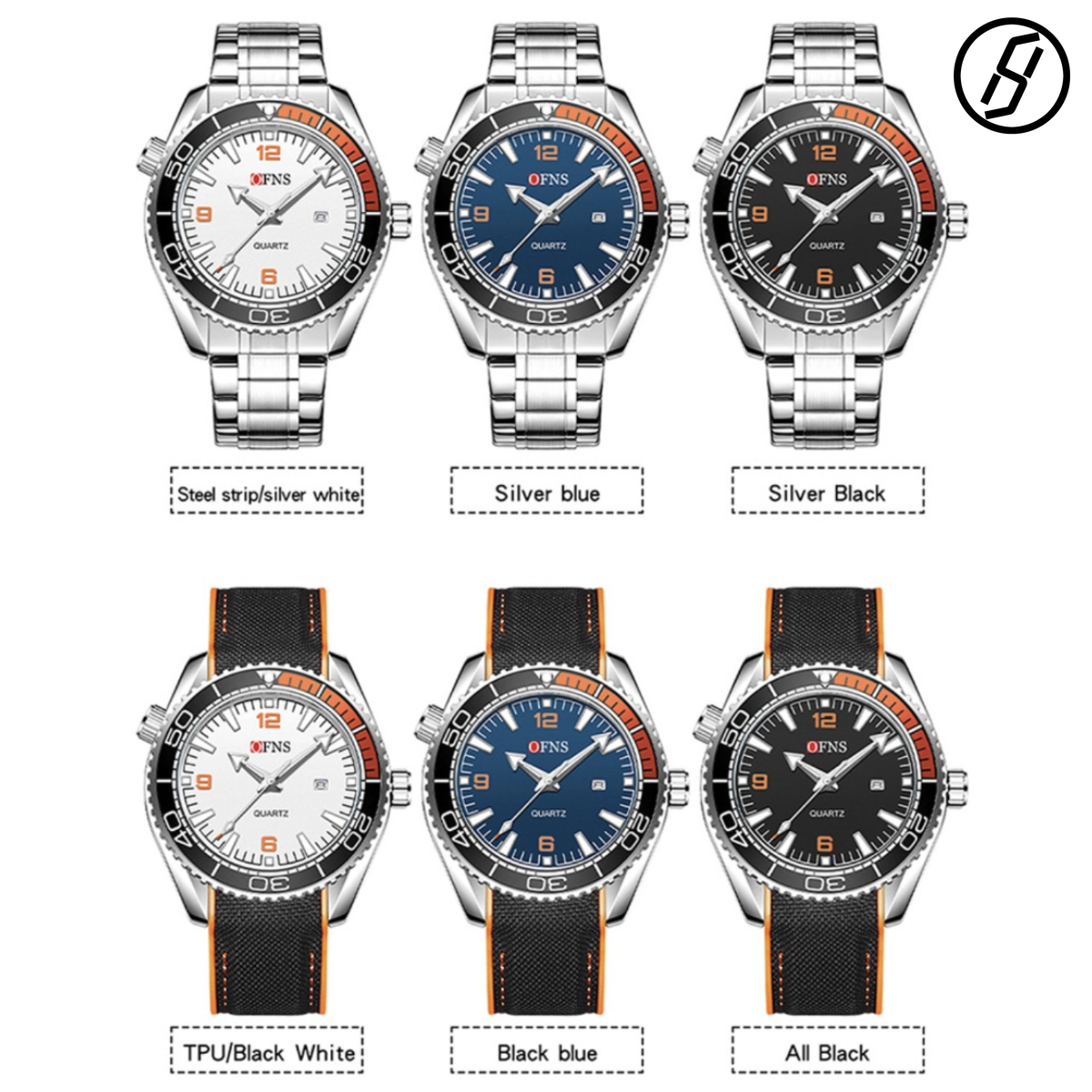 2026 Trendy New Quartz Watch Stainless Steel Strap Waterproof Luminous Quartz Watch Men's Casual Business Watch Original Watch Designer Watch Fac