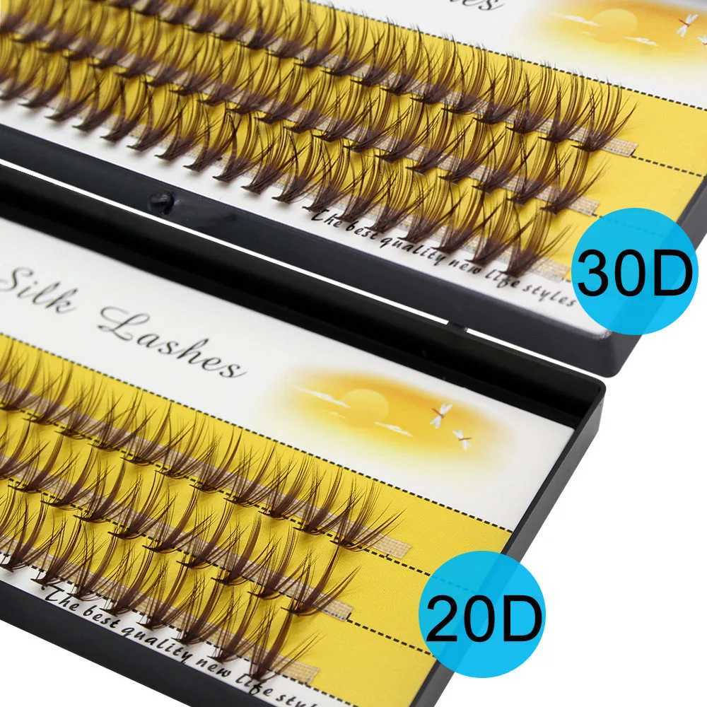 Wholesale Brown 20D 30D False Eyelashes Sexy Natural Soft Extension False Eyelashes Simple and Easy to Operate Makeup ToolT251223