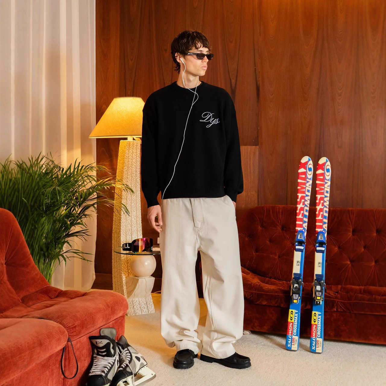 Autumn and winter men's and women's European and American fashion street style ins warm pullover knitted sweater lazy styleT251223