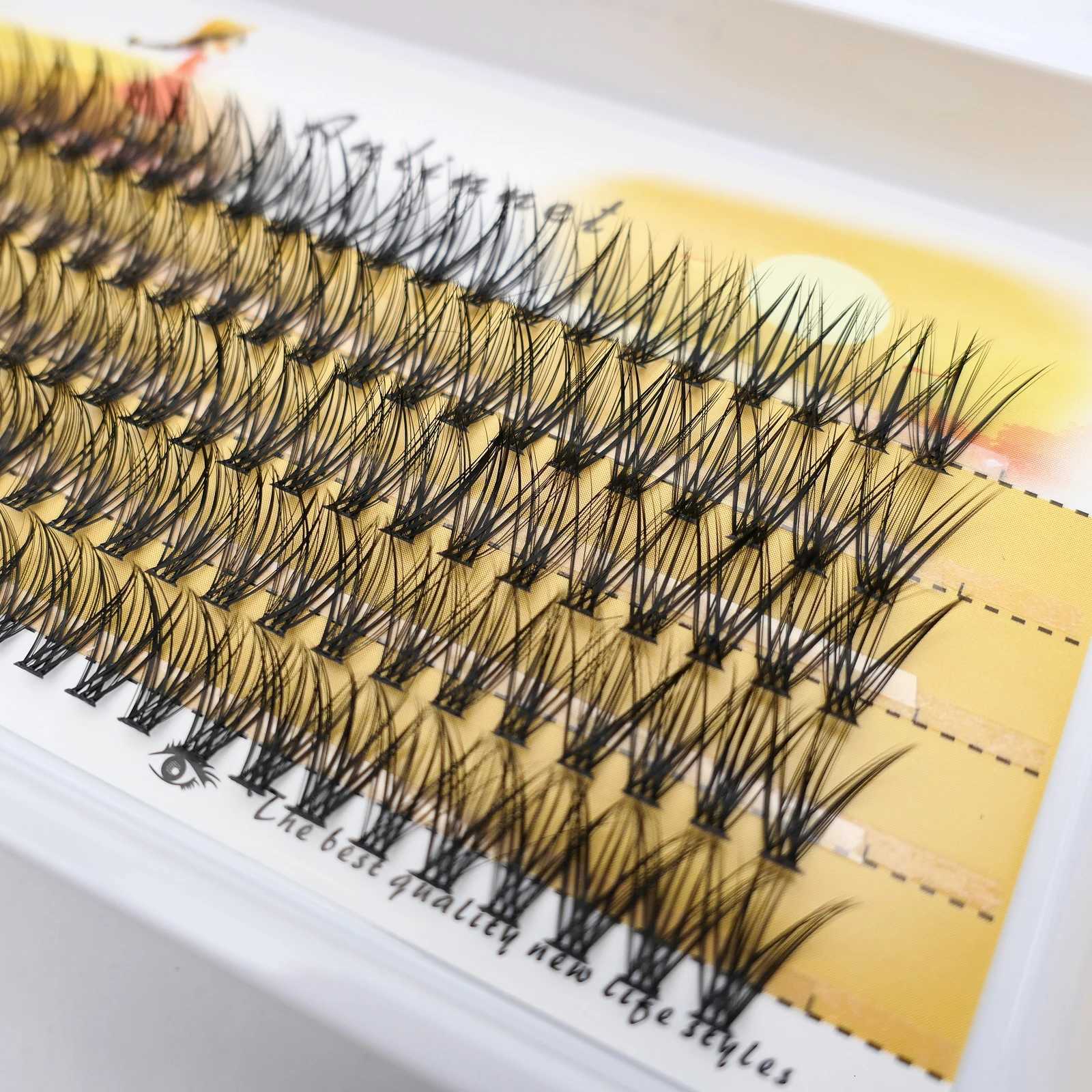 100 clusters of mink eyelashes extended natural eyelashes 20D/30D/40D/50D personal eyelash clusters makeup eyelash extensionT251223