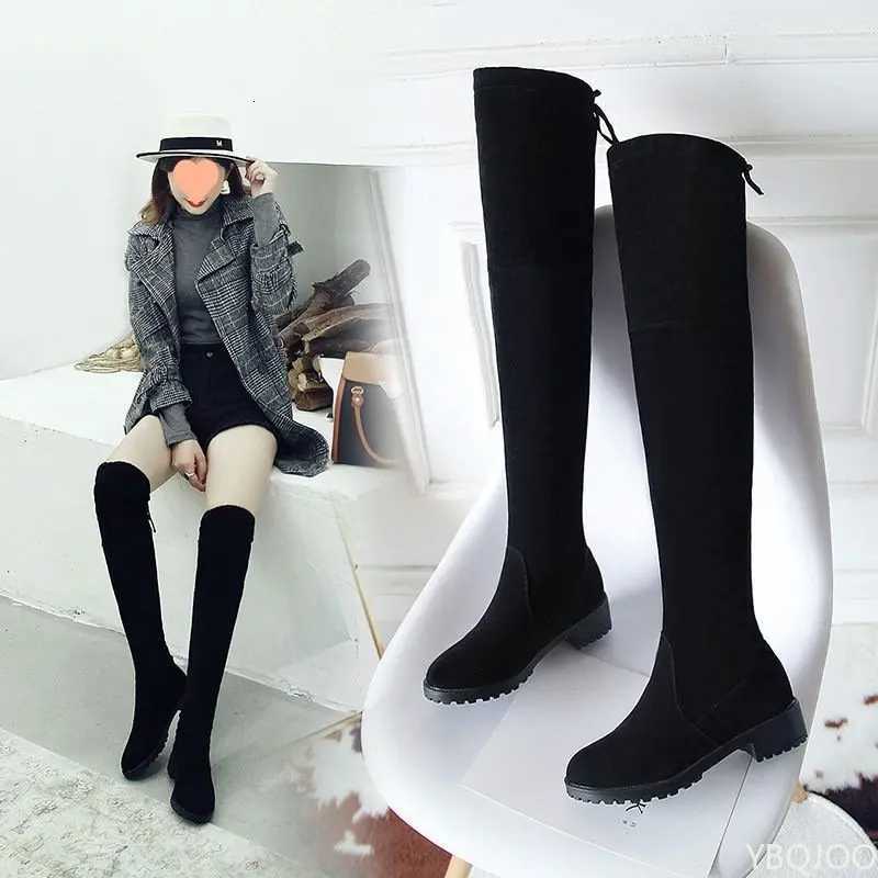 Women Shoes 2022 Winter Shoes Women Boots Fashion Waterproof Snow Boots for Women Over The Knee Thigh High Boots Botas De MujerT251223