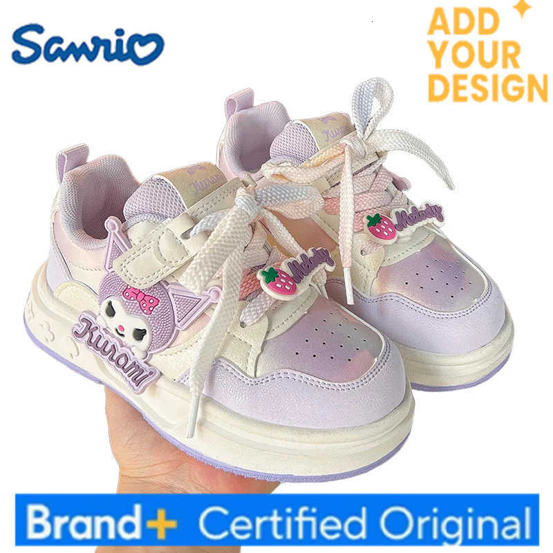 Sanrio Hot Girl Kuromi Fashion Lightweight Sneakers Student Cartoon Autumn Wear-Resistant Non-Slip Child Casual Shoes New Style H251223
