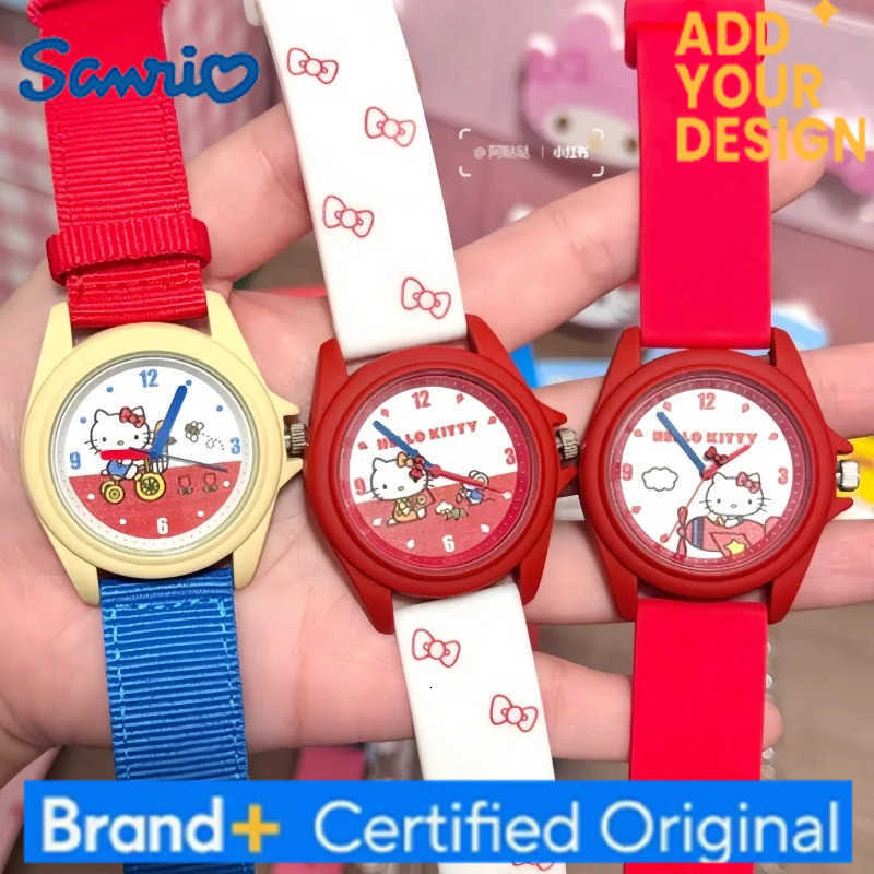 Sanrio Hello Kitty Childrens Fun Time Watch Blind Box - Cat Watch Gift for Best Friends Birthday Trendy Figure Toy Ornament H251223