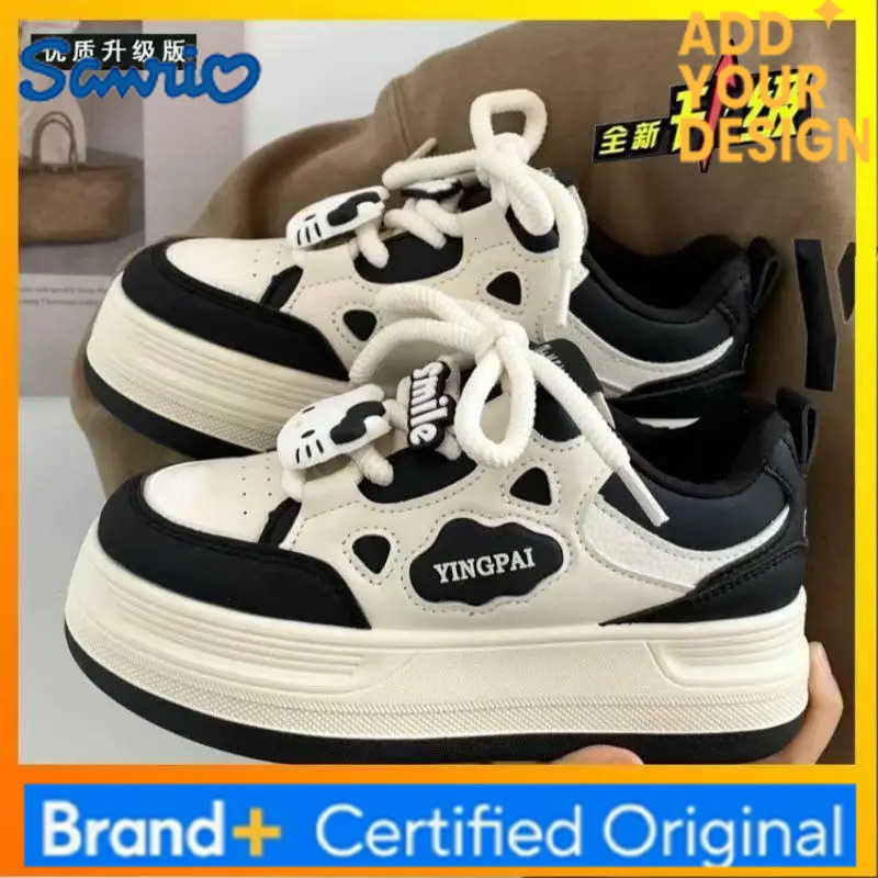 Sanrio Girl Hello Kitty Skate Shoes Student Children The Spring and Autumn Annals Breathable Waterproof Casual Shoes New Style H251223