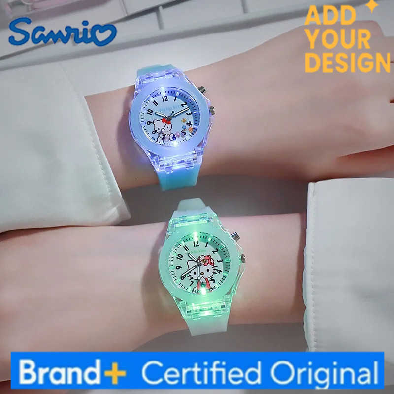 Sanrio 3D Pattern Children Wrist Watches luminous watch Waterproof Quartz Watch Hello Kitty Watch Childrens Christmas Gifts H251223