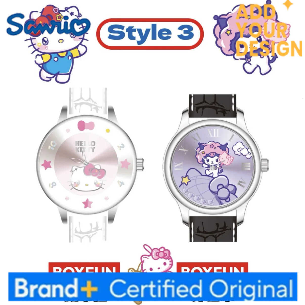 Sanrio In StockCharacter Hellokitty Cosmos Limited Series Watch Blind Box Cartoon Fashion Watch Personalized Fun Wrist Watch H251223