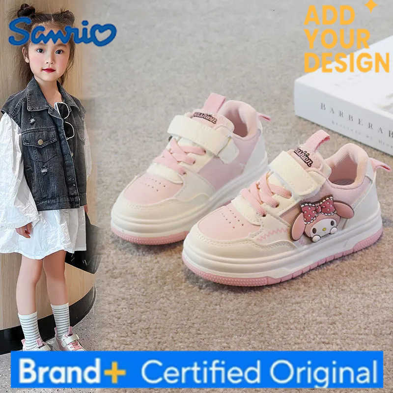 Sanrio Kuromi Melody kids Sneakers Girl Board Shoes Spring Autumn Soft-soled Cartoon Running Shoes Non-slip Breathable Casual Shoes H251223